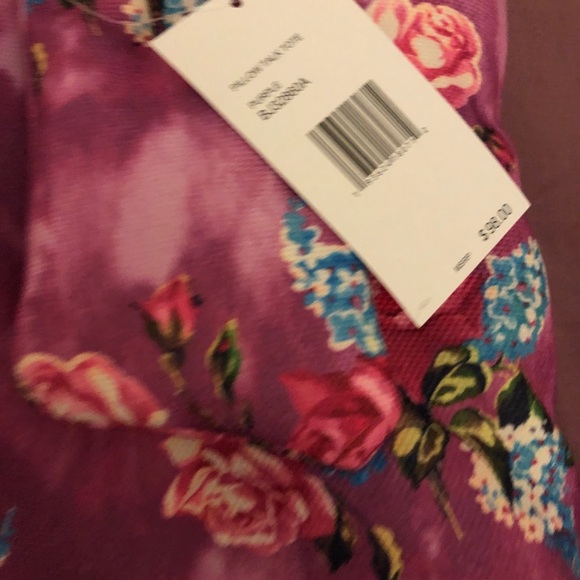 Betsey Johnson Pillow Talk Purple Multicolored Floral Oversized Tote NWT - Picture 6 of 12